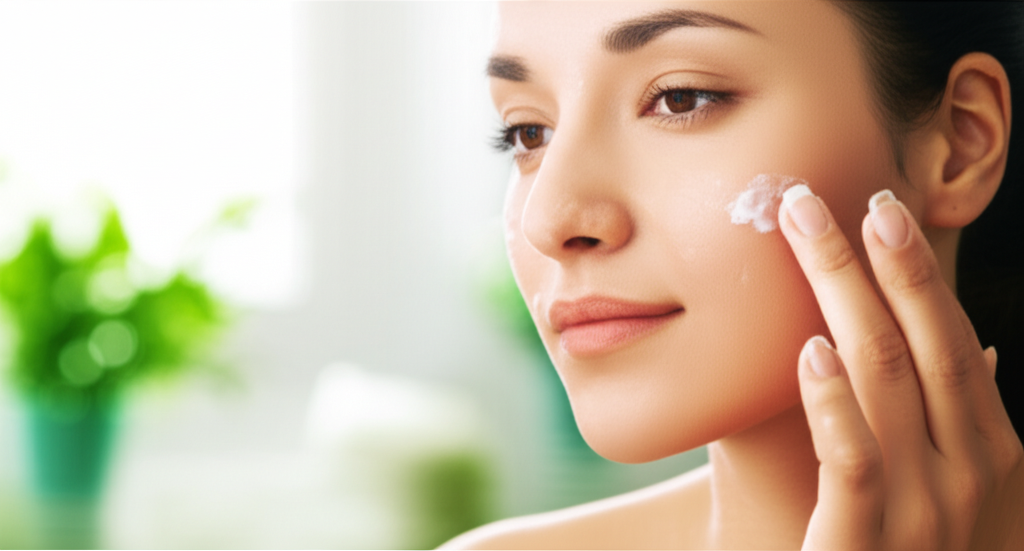 Natural skincare products with organic ingredients